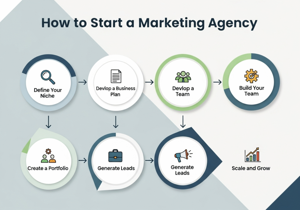 How To Start A Marketing Agency: 7 Essential Idea & Success